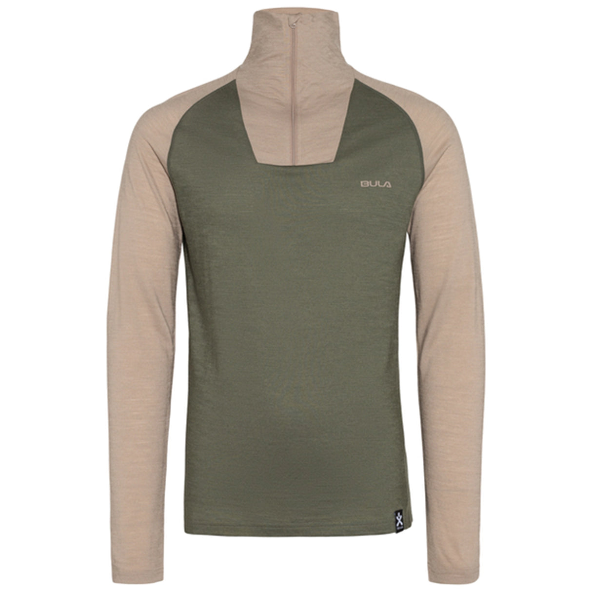 Bula Retro Merino Wool Halfzip Sweater