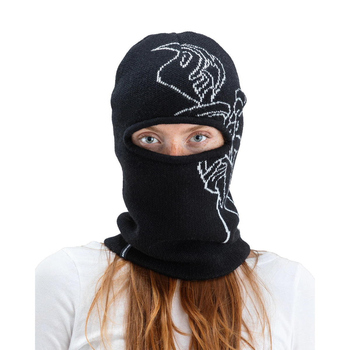 Beyond Medals Jacquard Knit Balaclava Angel
