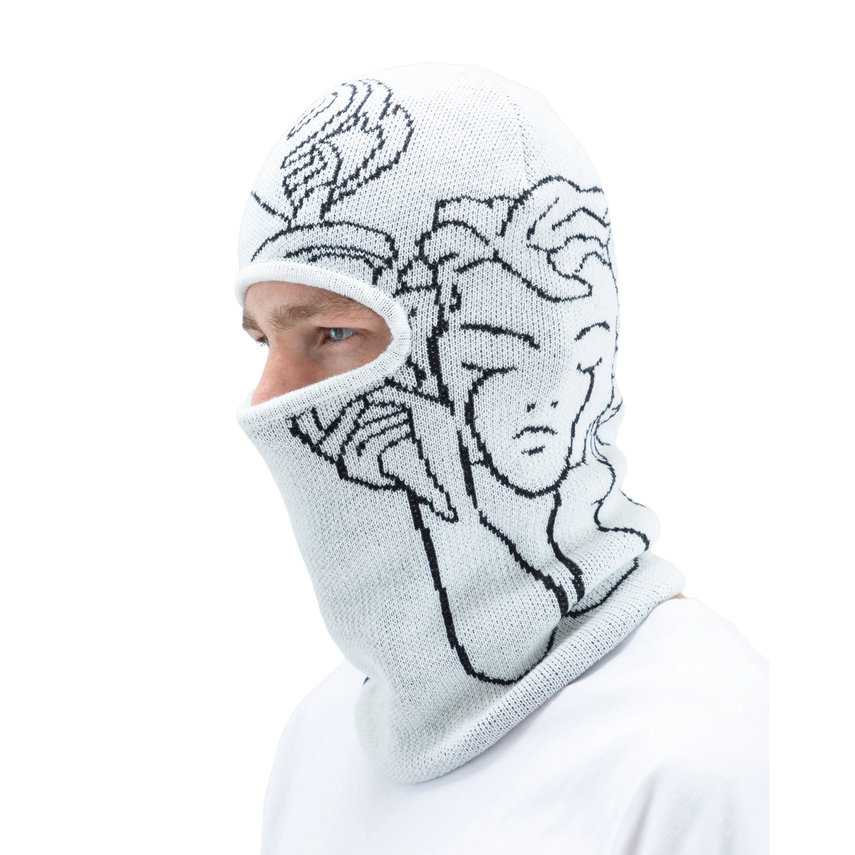 Beyond Medals Jacquard Knit Balaclava Angel