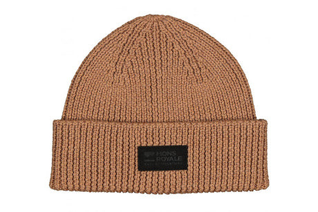 Mons Royale Fishermans Beanie Toffe Marl
