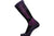 Nitro Women&#39;s Cloud 7 Socks Black Burgundy Dark Grey